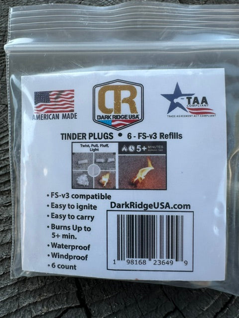 Tinder Plug 6Pkg